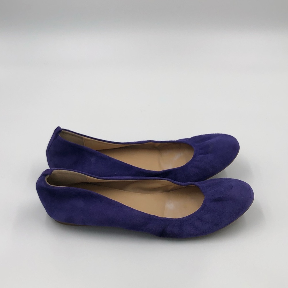 J Crew Made in Italy Cece Suede Ballet Flats 9